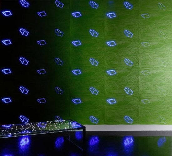 Geeky and wonderful: LED wallpaper – Adorable Home