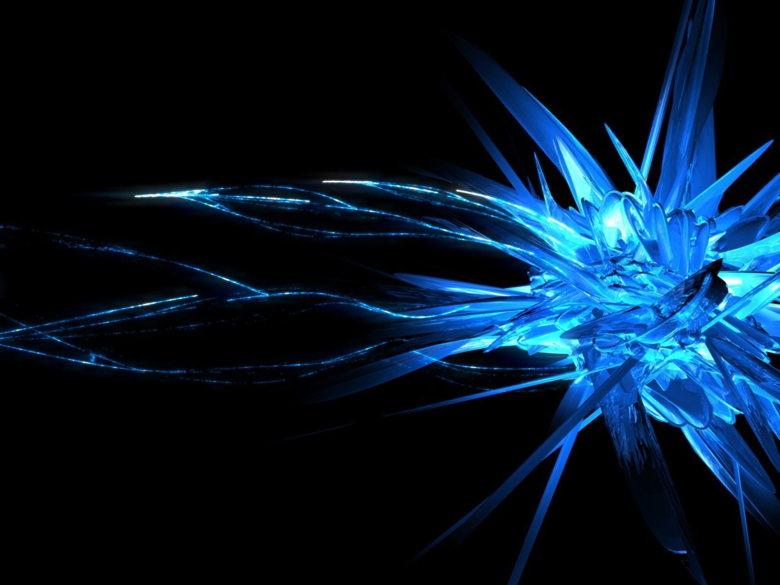 Blue Crystal desktop wallpaper