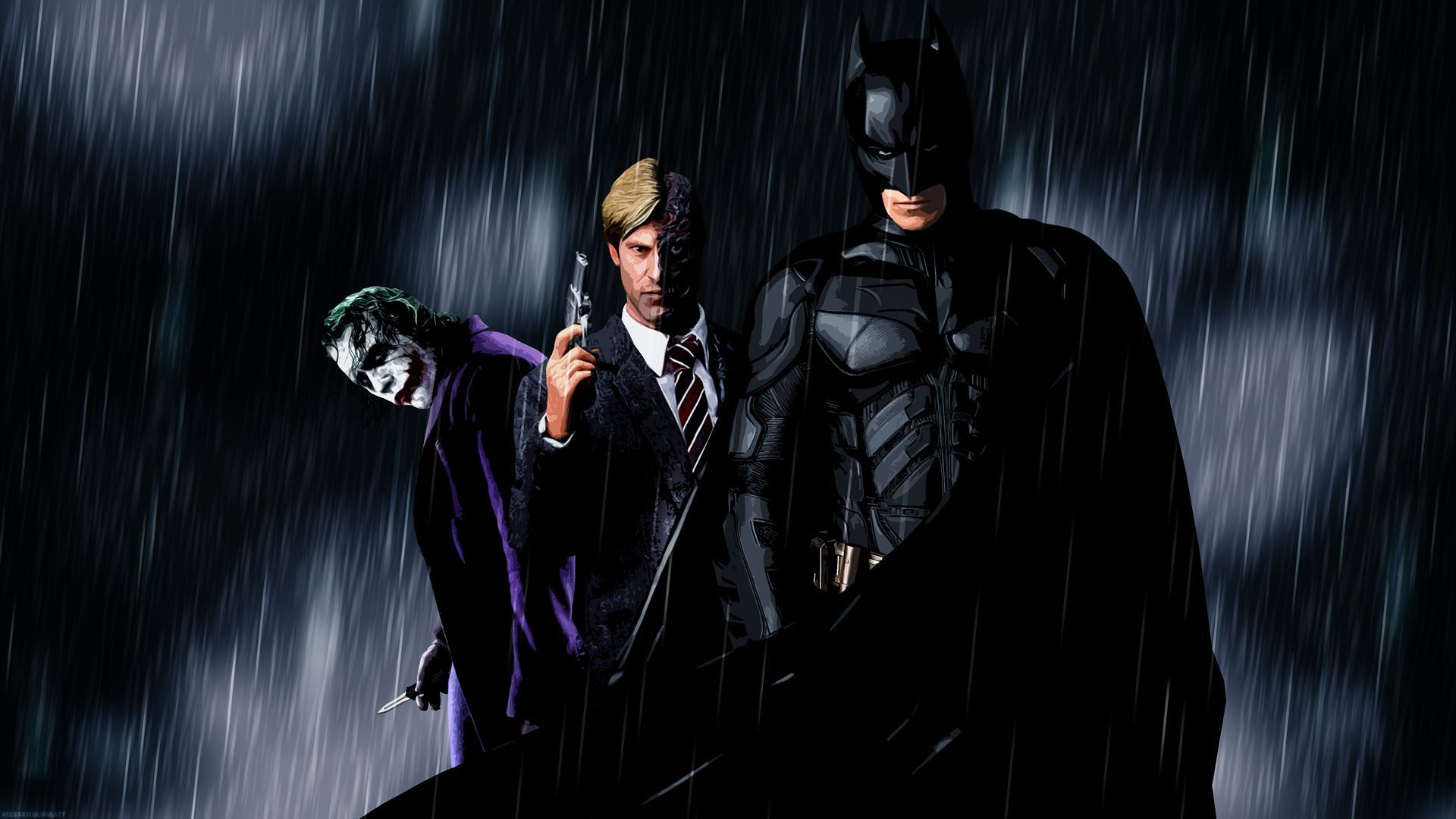 Dark Knight HD Batman Two Face Desktop Joke Wallpaper ...