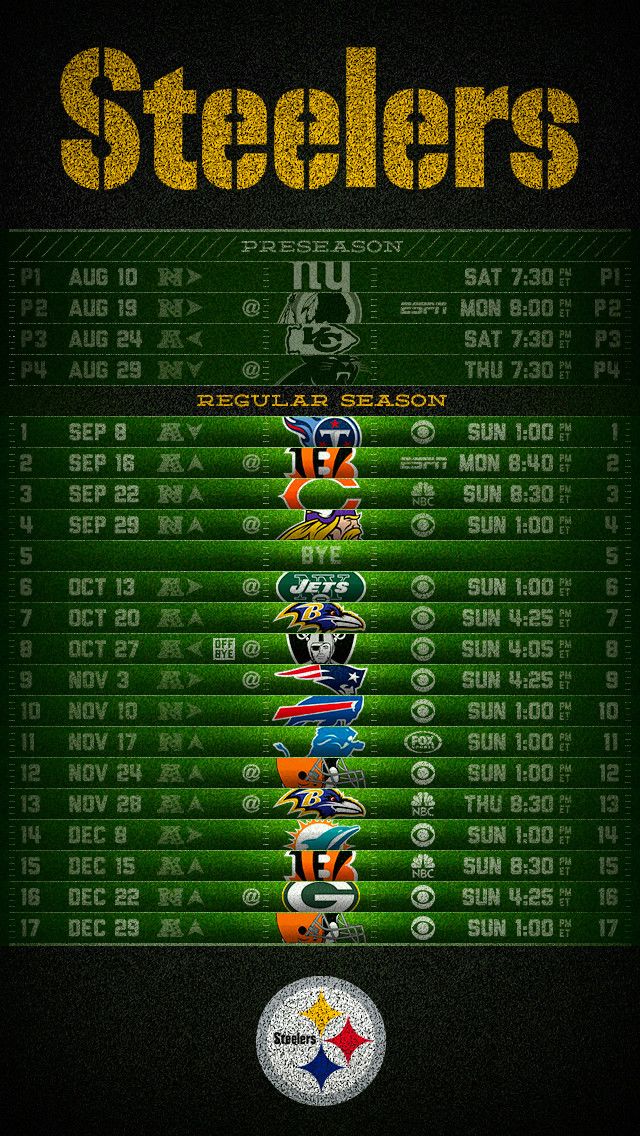 Gentleman, Ive made a season schedule designed to fit inside your
