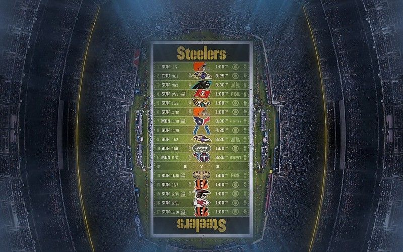 Pittsburgh Steelers 2014 NFL Schedule Wallpaper free desktop