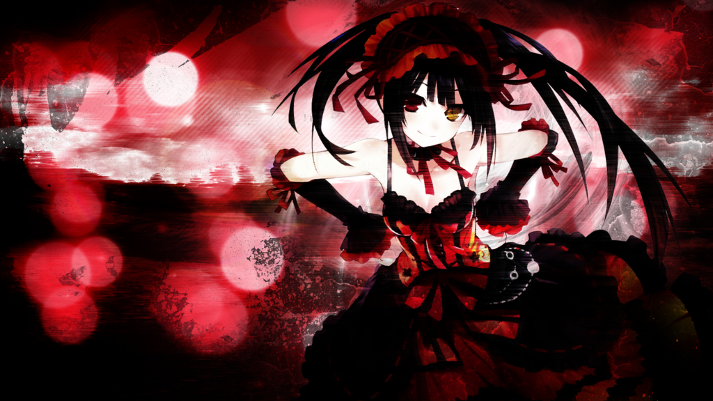 Girl in Red Wallpaper Tokisaki Kurumi by PMazzuco on DeviantArt