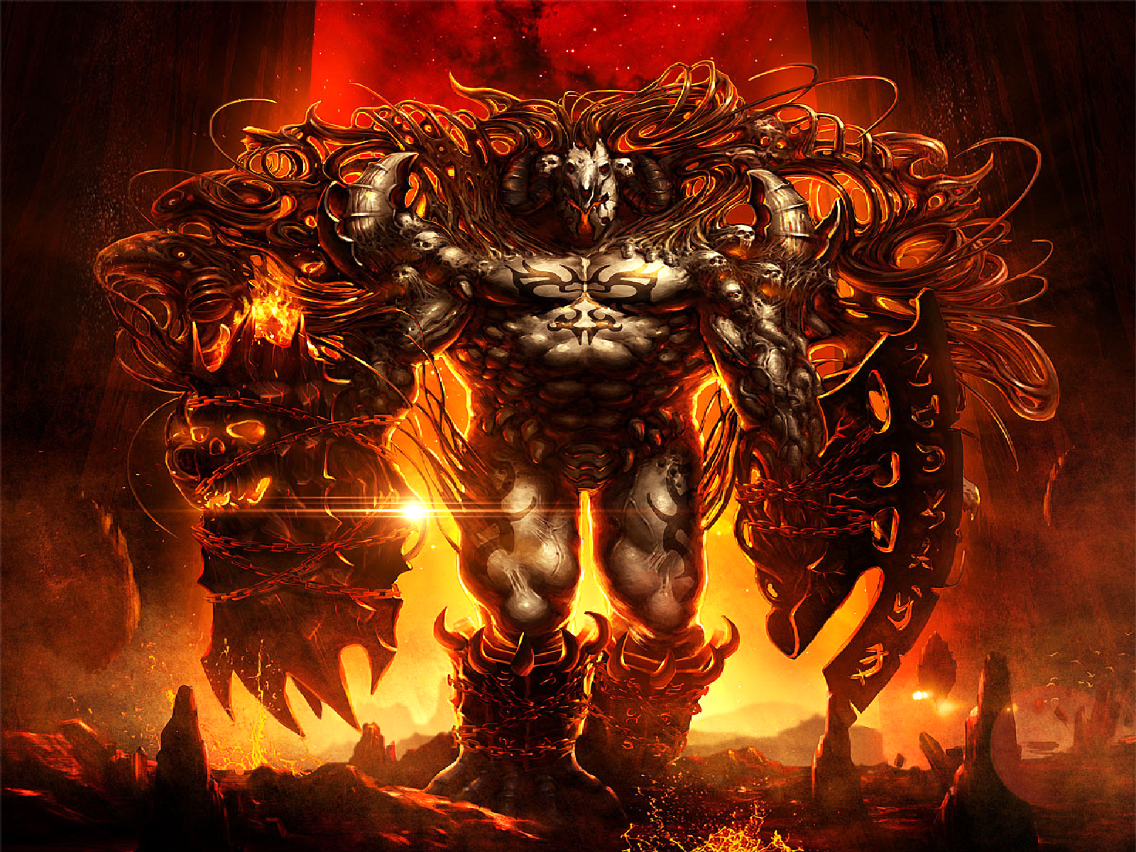 Jestingstock.com Evil Demon Dragon Wallpaper