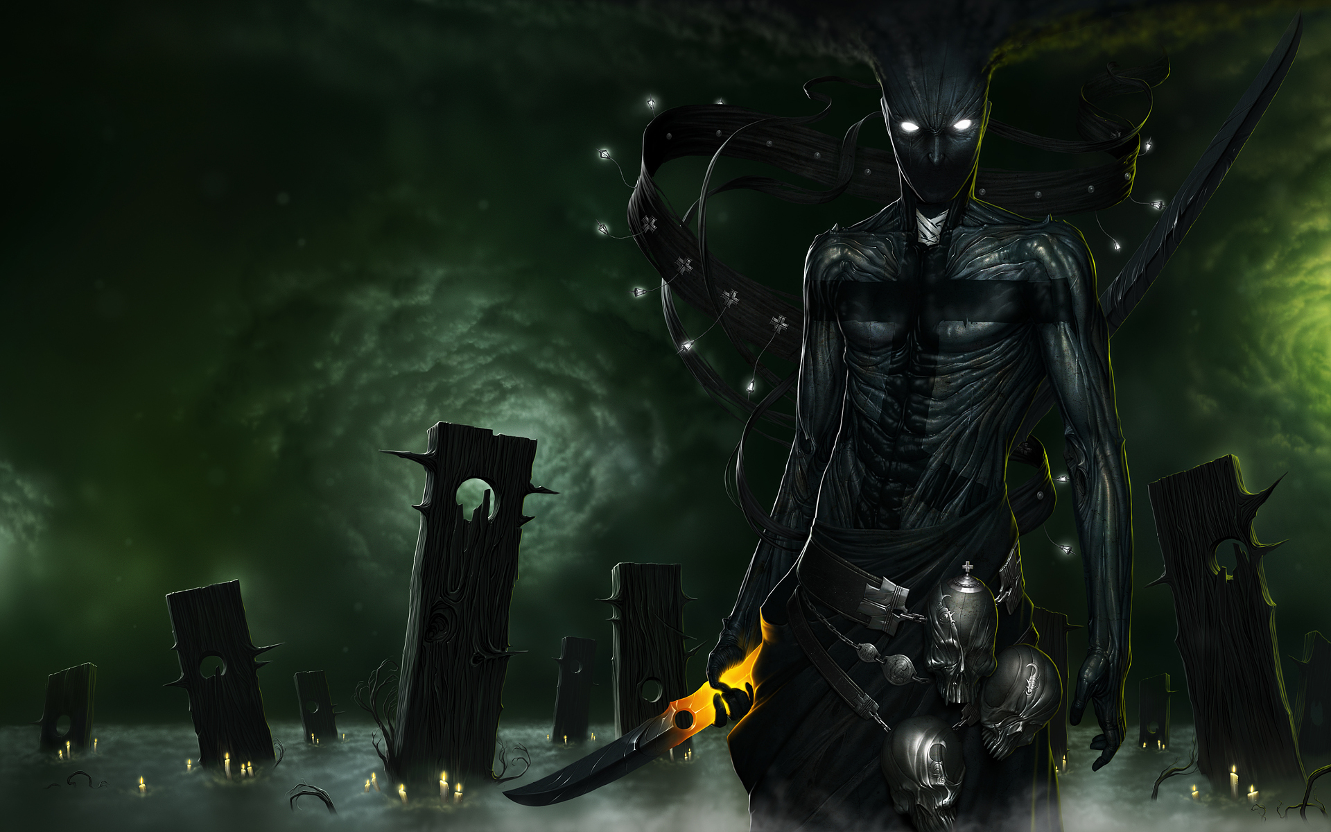 Fantasy dark demon wallpaper | 1920x1200 | 28892 | WallpaperUP