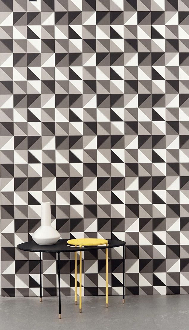 Geometric Wallpaper from Ferm Living - The Design Sheppard