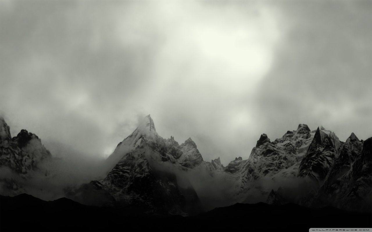 Misty Mountain Top HD desktop wallpaper : High Definition ...