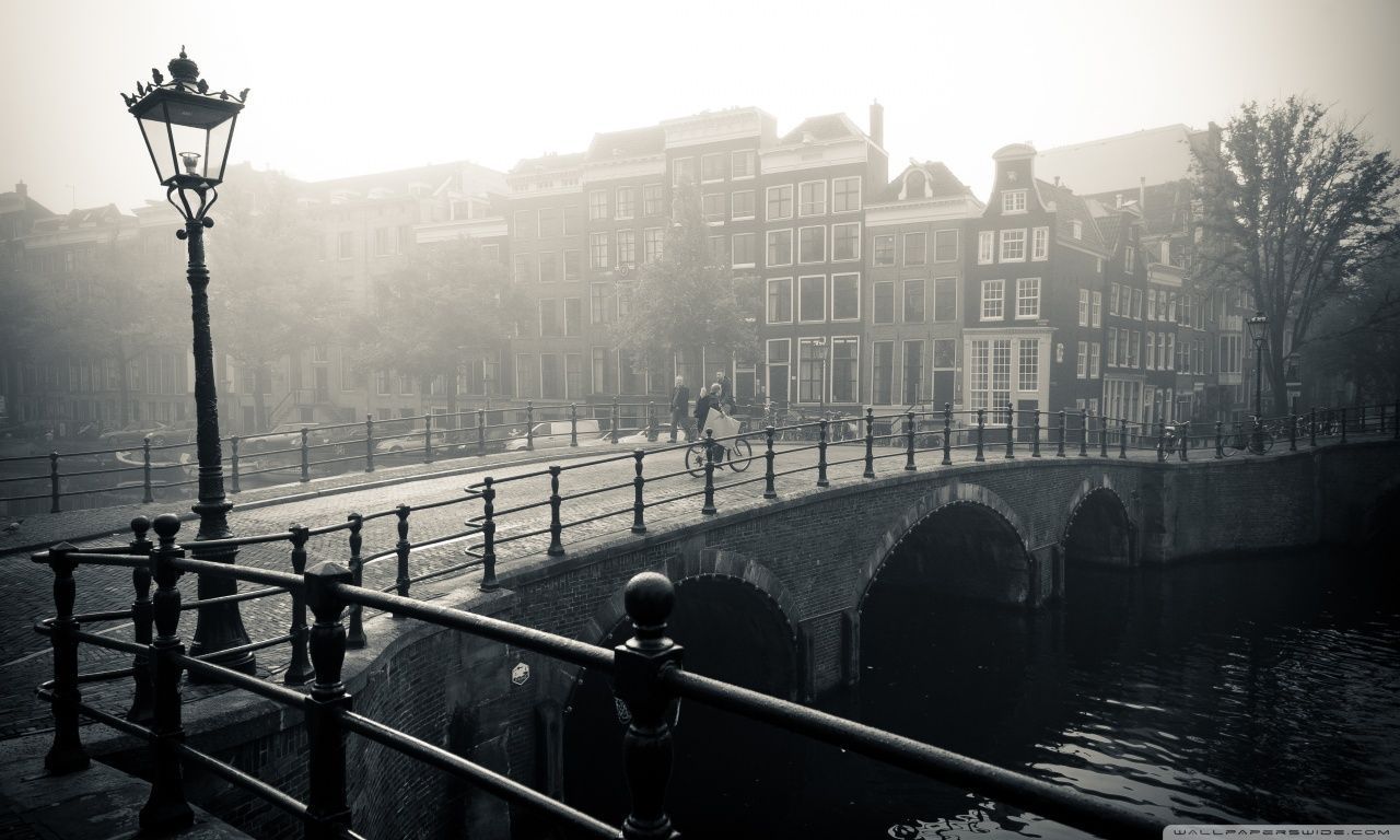 Misty Amsterdam HD desktop wallpaper : Widescreen : High ...