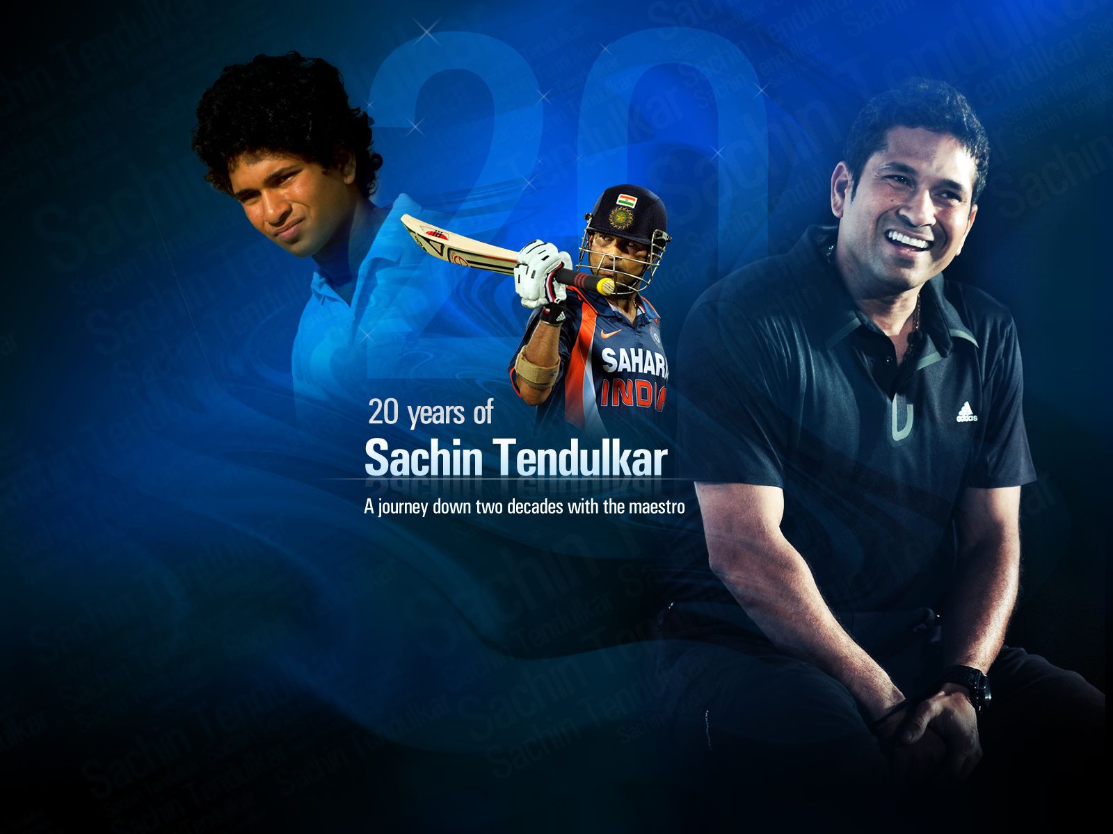 20 Years of Sachin Tendulkar Wallpapers HD Backgrounds