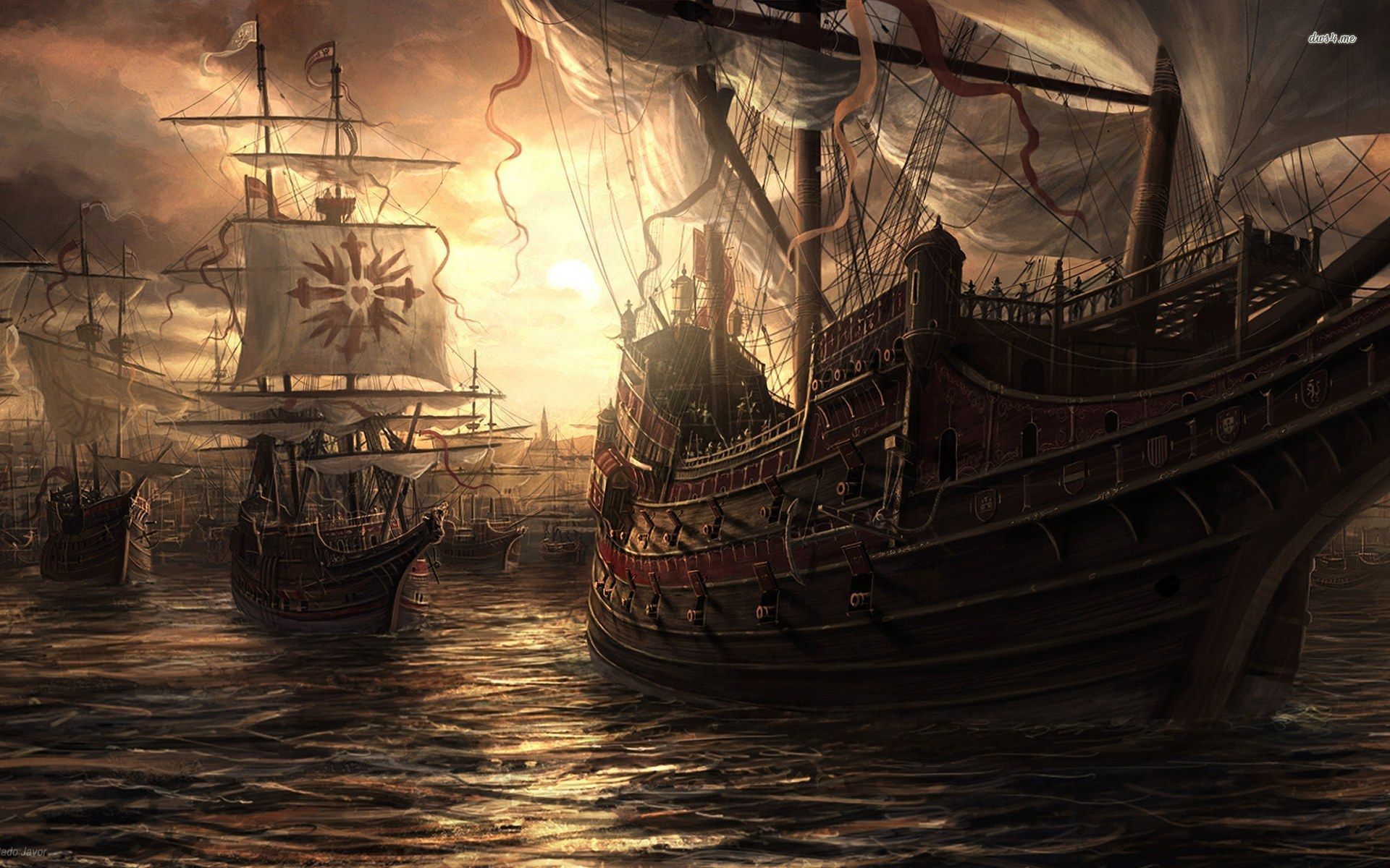 Pirate Ship Backgrounds - Wallpaper Cave