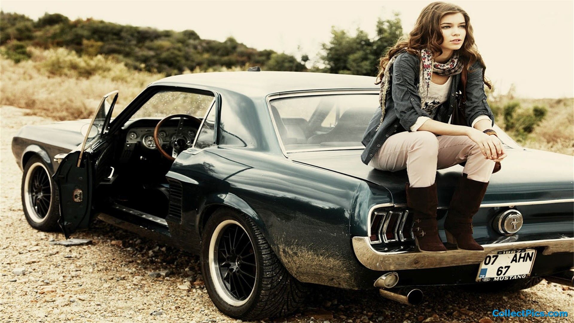 Car Girl HD Backgrounds 16449 - HD Wallpapers Site