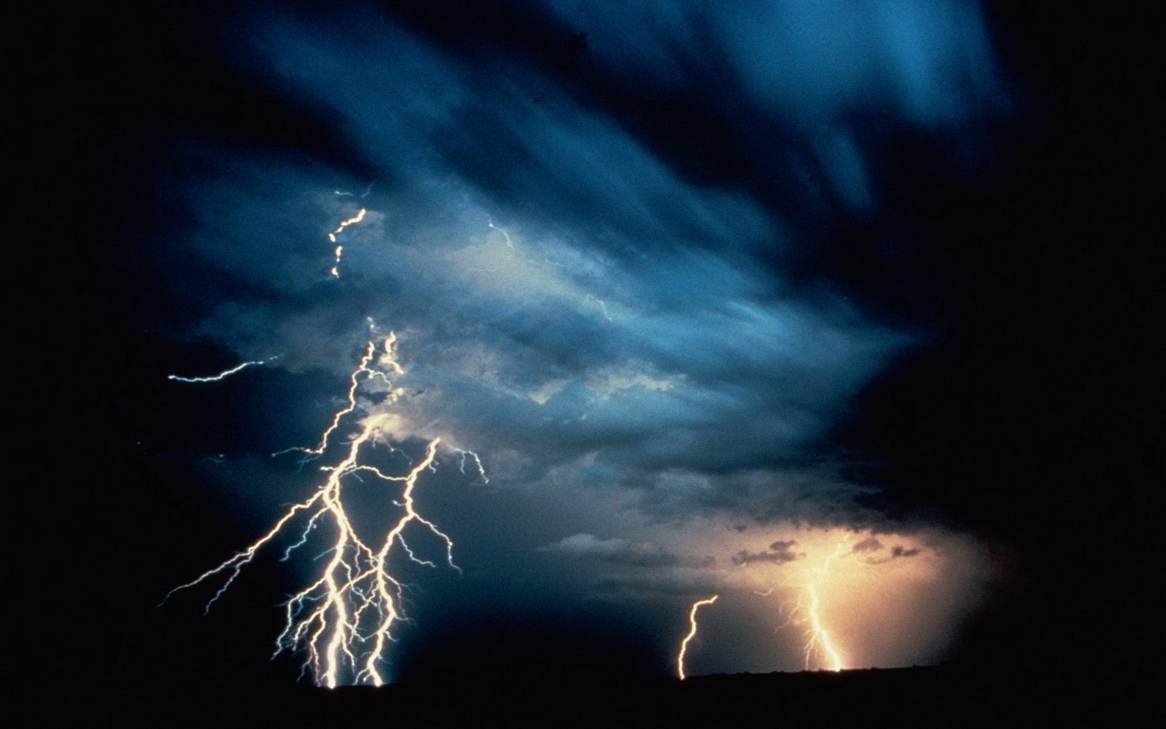 Lightning thunderstorm vista background jpg - (#82918) - High ...