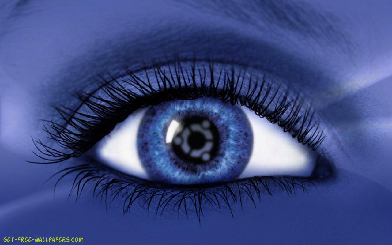 Blue Ubuntu Eye Technology Wallpaper - HD Wallpapers Download