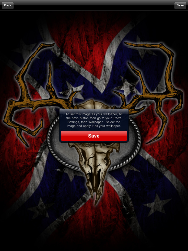 768x1024 / App Shopper: Southern Pride (Rebel Flag) Wallpaper! - for iPad ....