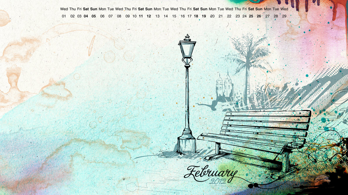 February Wallpaper by reiiz on DeviantArt