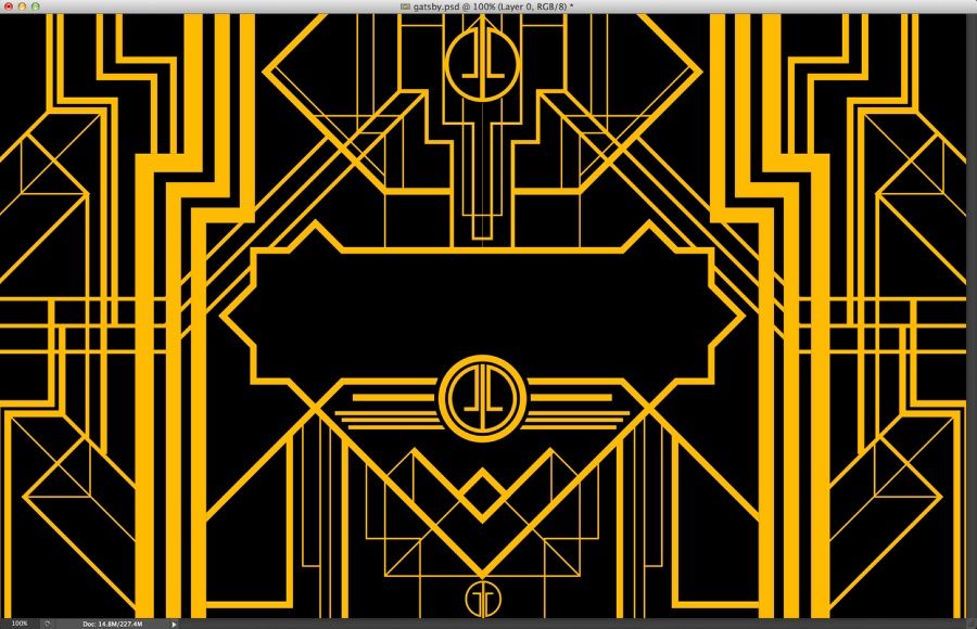 The Great Gatsby Art Deco Style in Illustrator and Photoshop ...