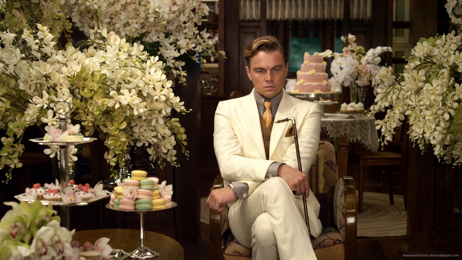 Download 1920x1080 The Great Gatsby Angry Leonardo DiCaprio Wallpaper