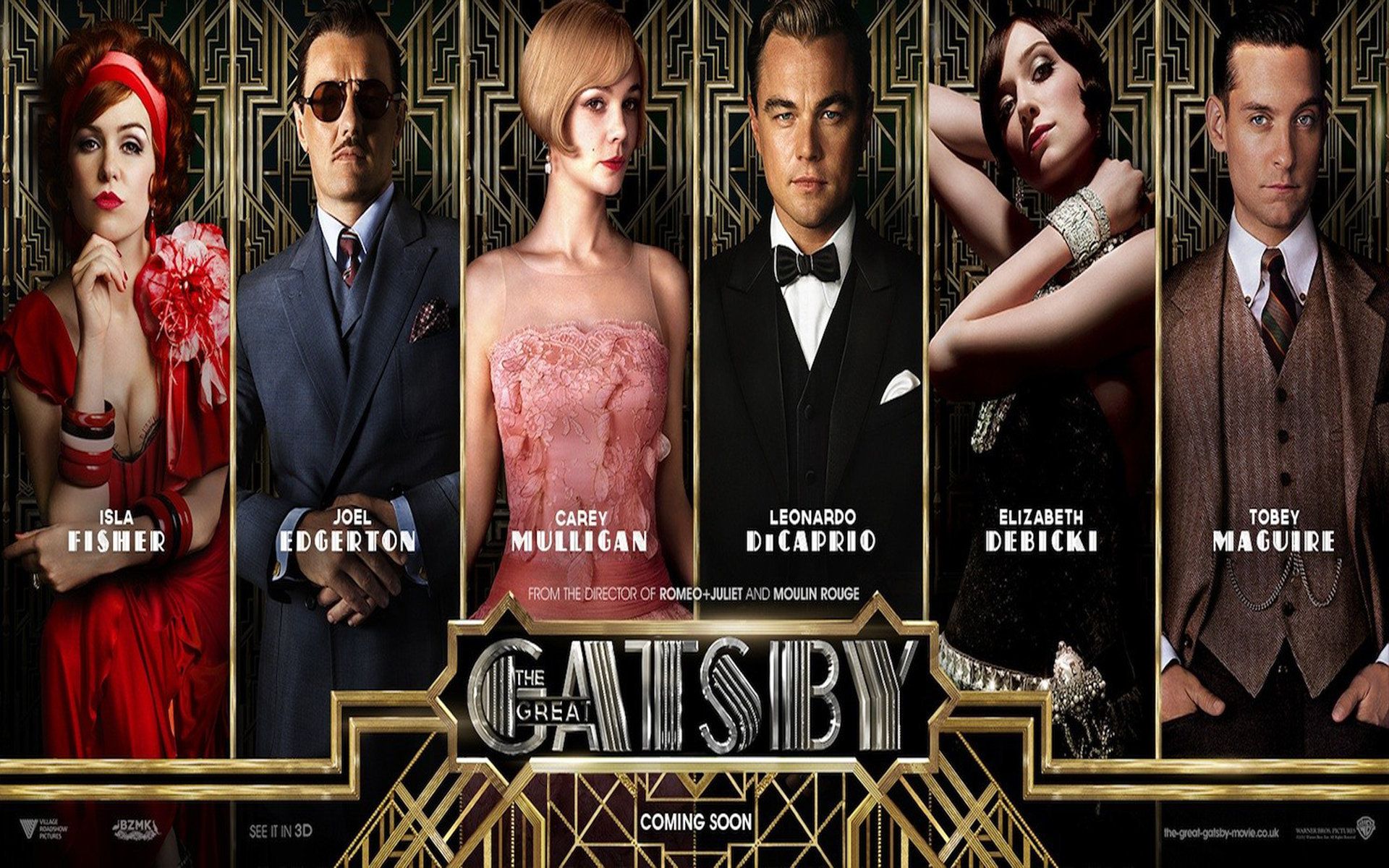 The Great Gatsby. Wallpapers list.