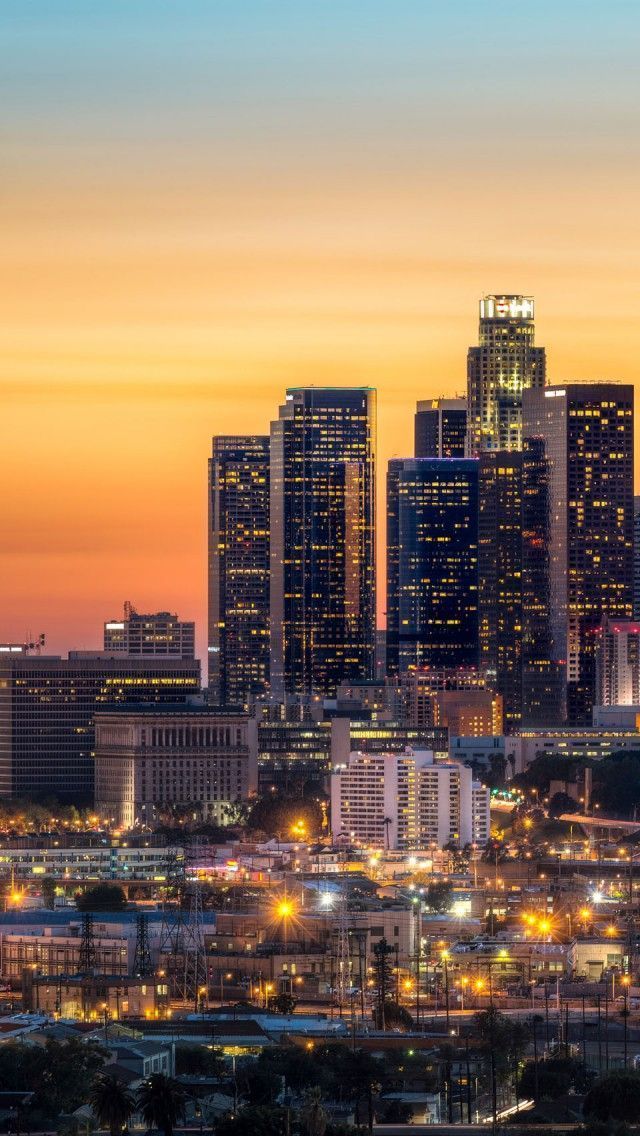 Los Angeles on Pinterest | Los Angeles Skyline, Downtown Los ...