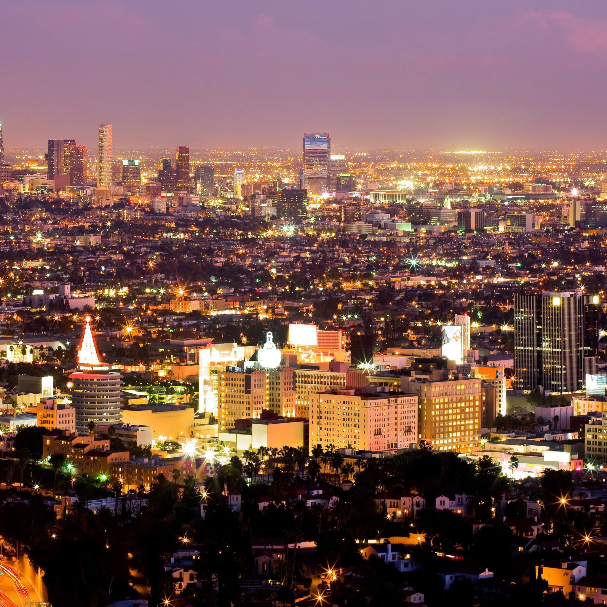 Los Angeles Night / HD iPad Wallpapers