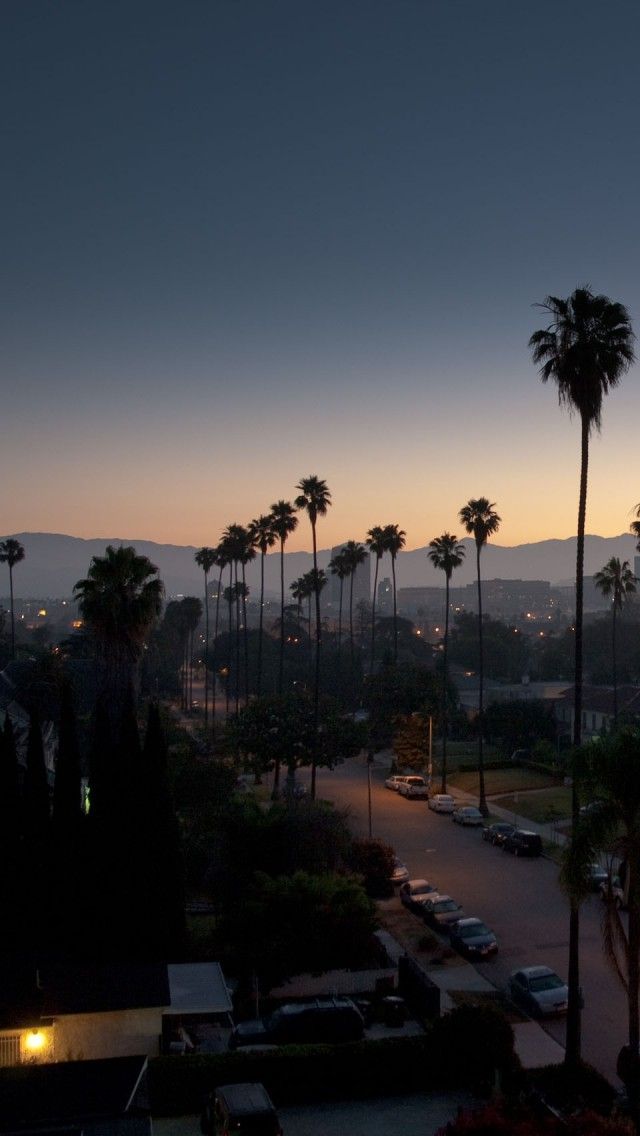 Los Angeles Evening Hd Iphone Backgrounds
