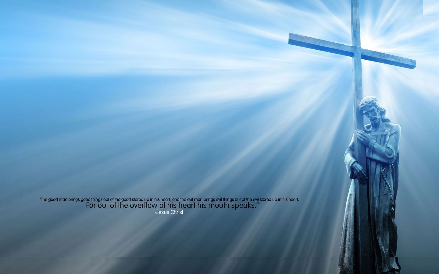 Jesus And The Cross Wallpaper - Christian Wallpapers and Backgrounds