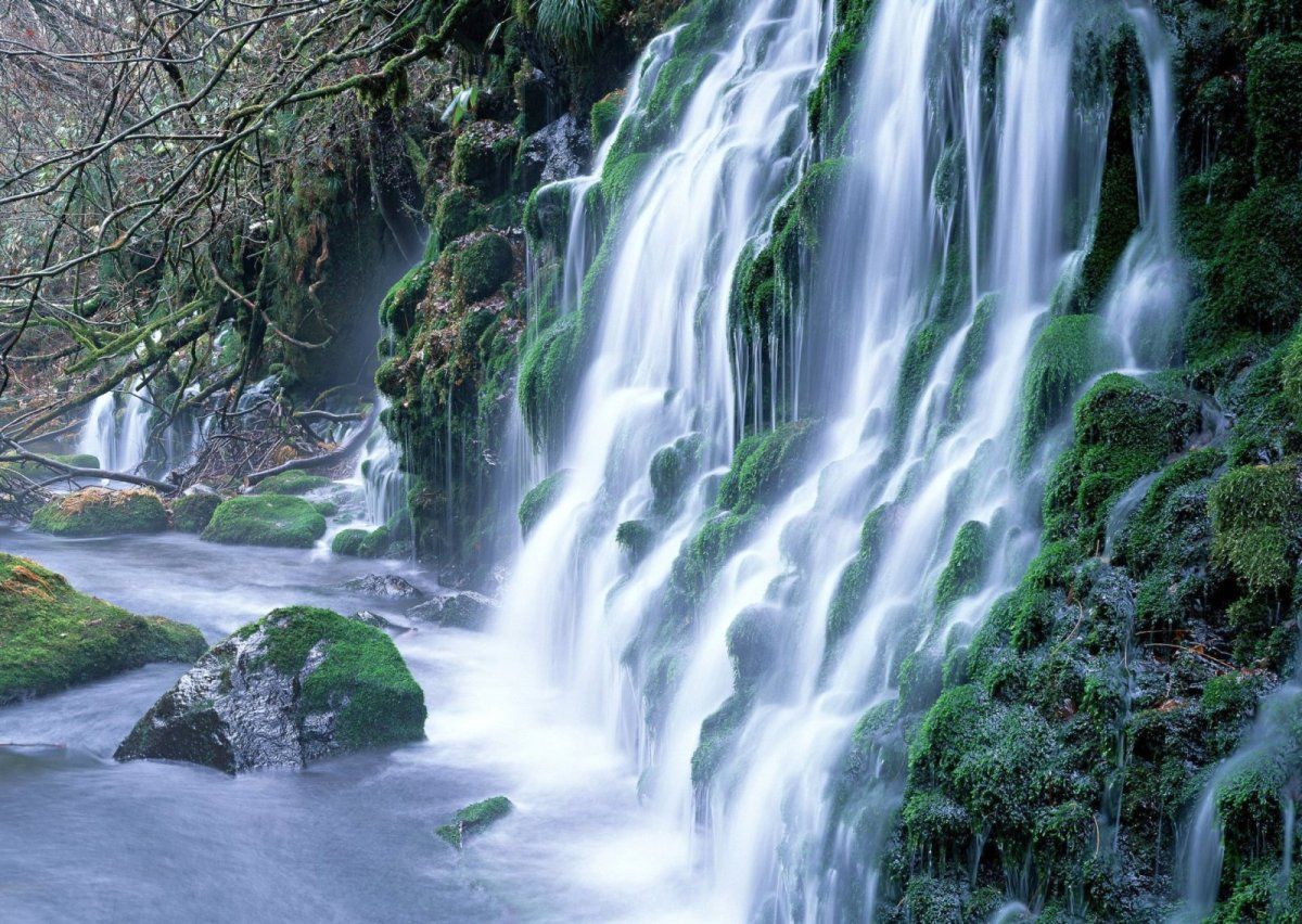 The Mountain Waterfall HD Wallpapers for Desktop