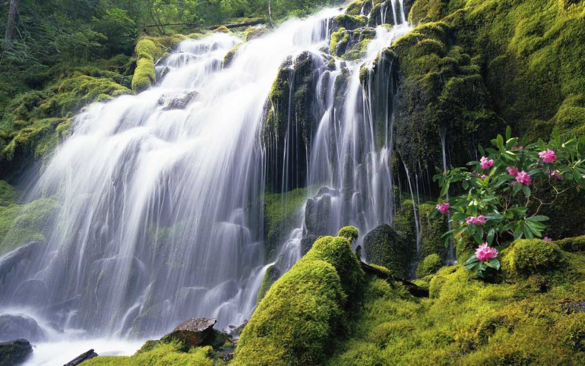 The Mountain Waterfall HD Wallpapers for Desktop