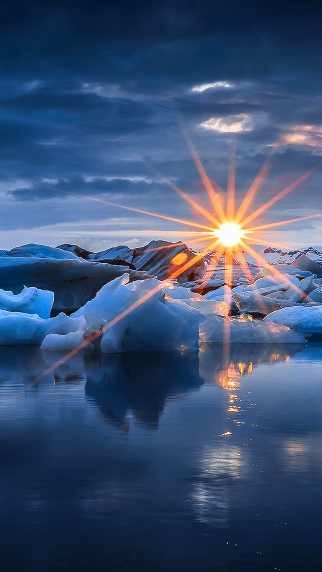 Iceberg beautiful sunset Wallpapers for iPhone 6 Plus, iPhone 6 ...