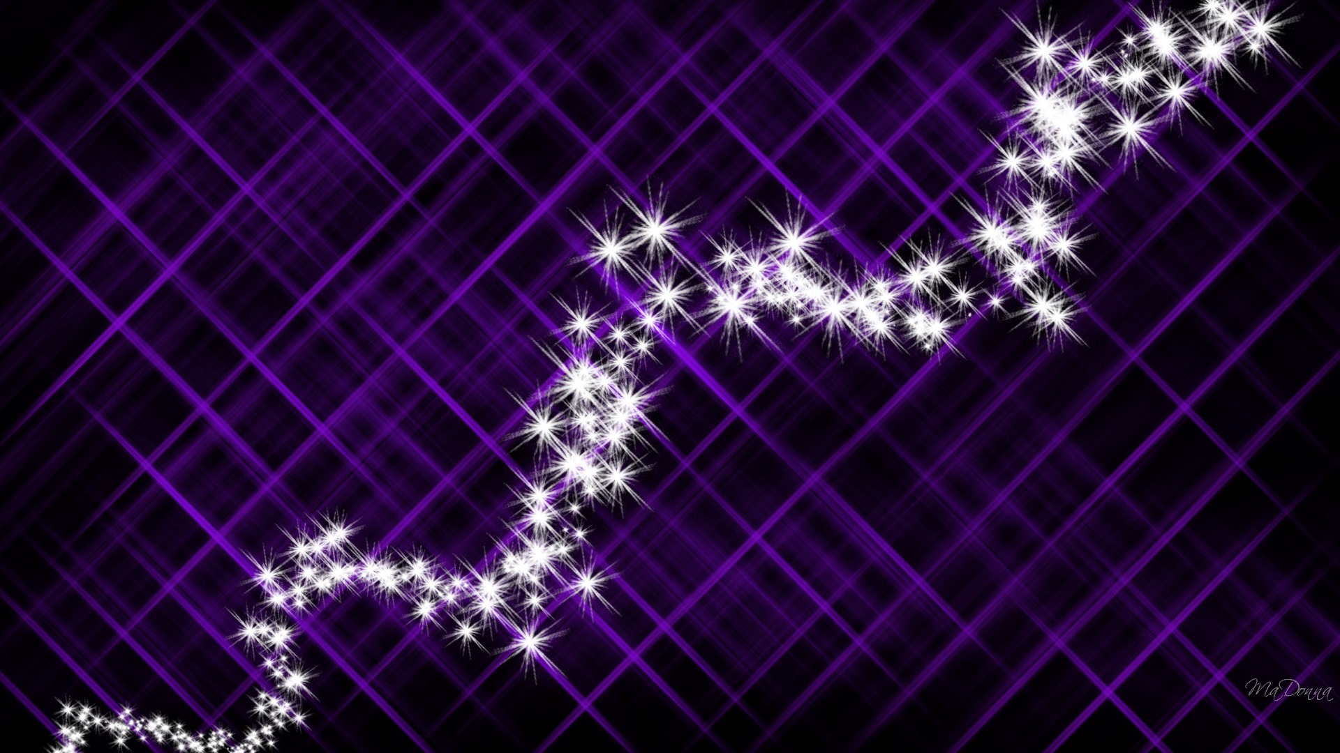 Wallpapers Abstract Stars Broken Hearts Purple Hatched Bright ...