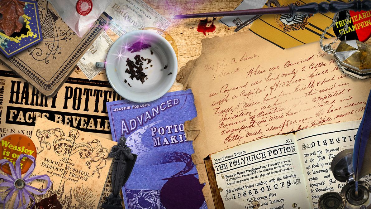 Harry Potter Desk Wallpaper and Gmail Theme by Bamberos on DeviantArt