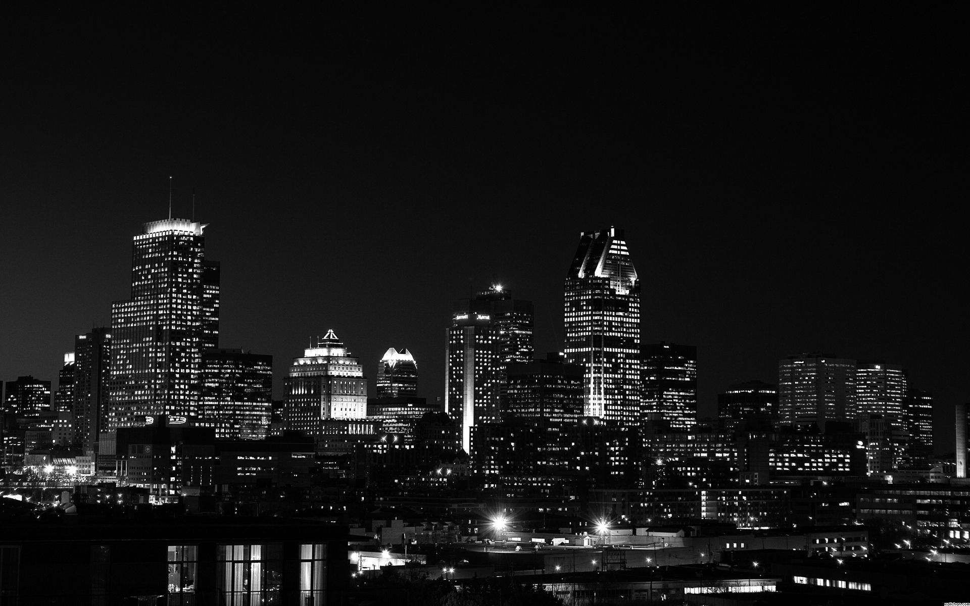 Montreal, cities, night, skyline, city, 1920x1200 HD Wallpaper and other