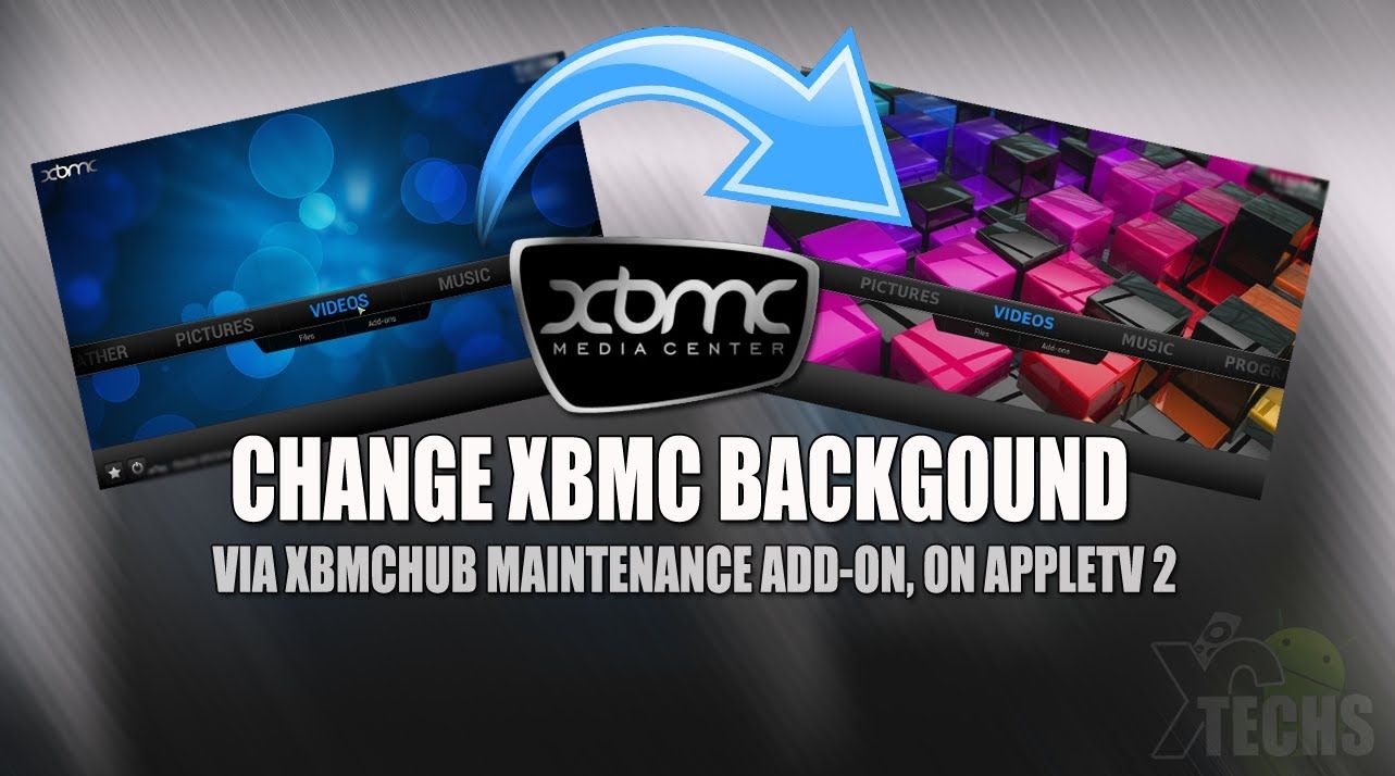 XBMC Background Change Via XBMCHUB Maintenance On AppleTV2 - YouTube