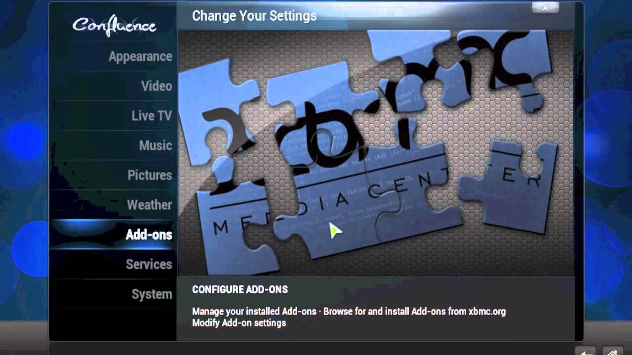 Changing Background Wallpaper in XBMC - YouTube