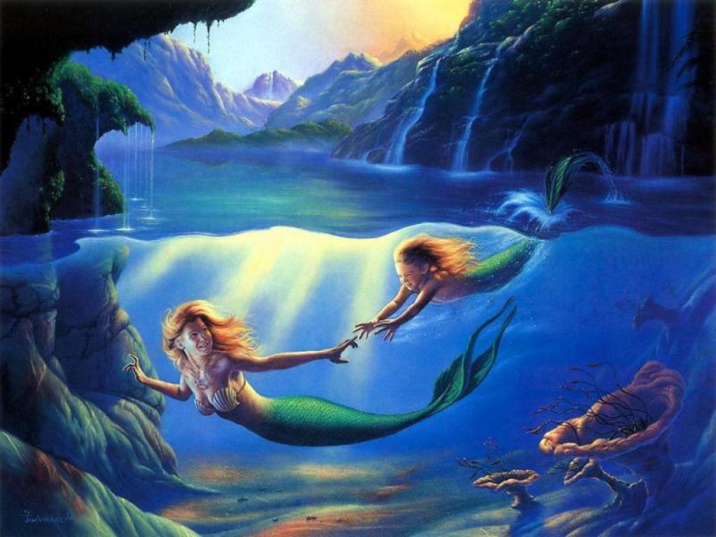 Real Mermaid Wallpapers - Wallpaper Cave
