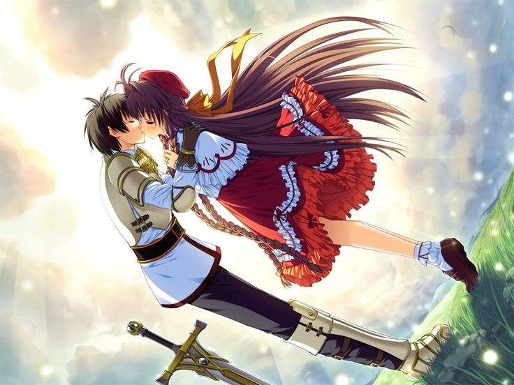 Anime Couples Kissing | Anime Couple, Anime Love Couple Kiss ...