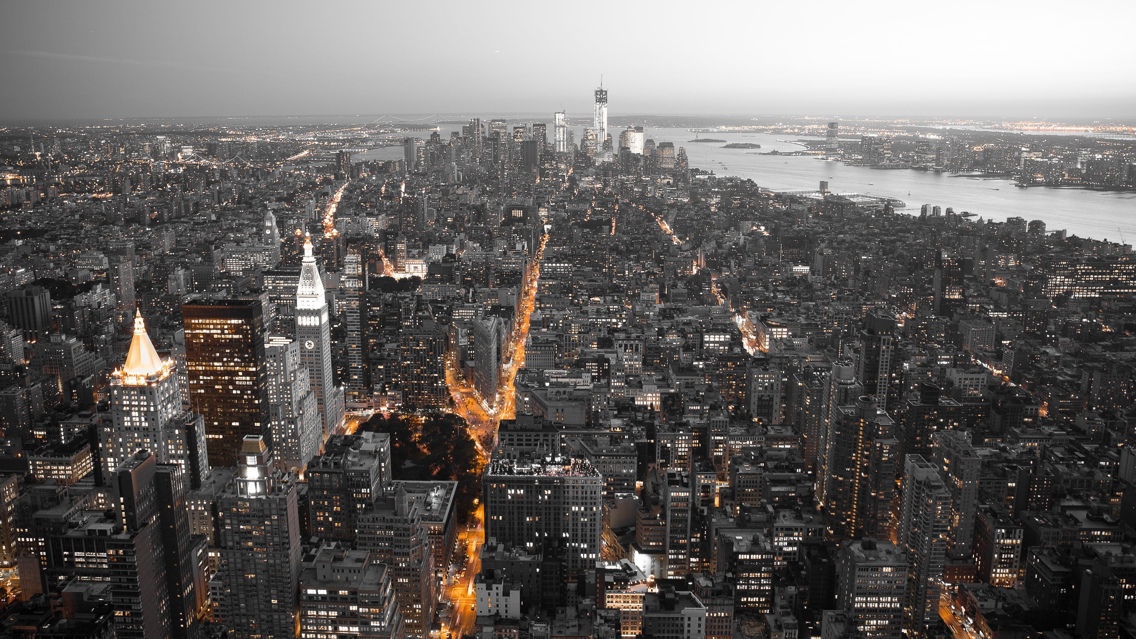 New York City Skyline Wallpaper 4K | Wide Screen Wallpaper 1080p,2K,4K