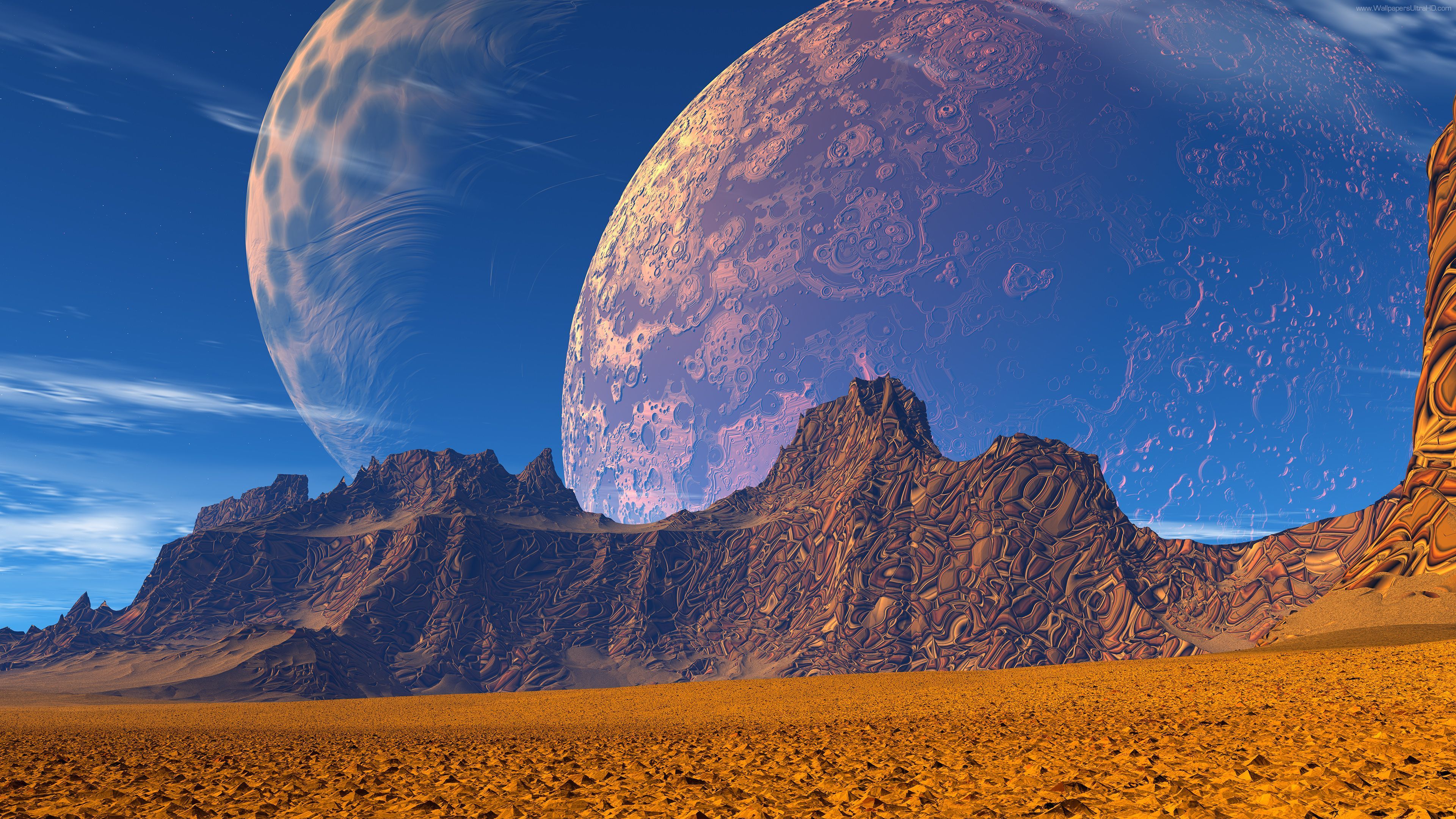 3D sci-fi Two Moon
