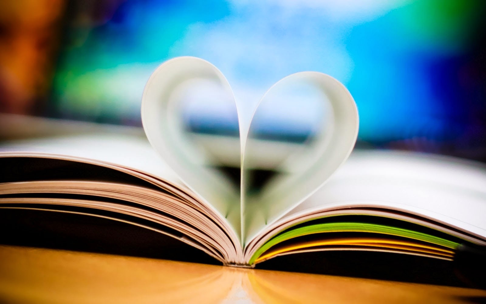 Love Heart Book Wallpapers for fb friends – Widescreen Wallpaper