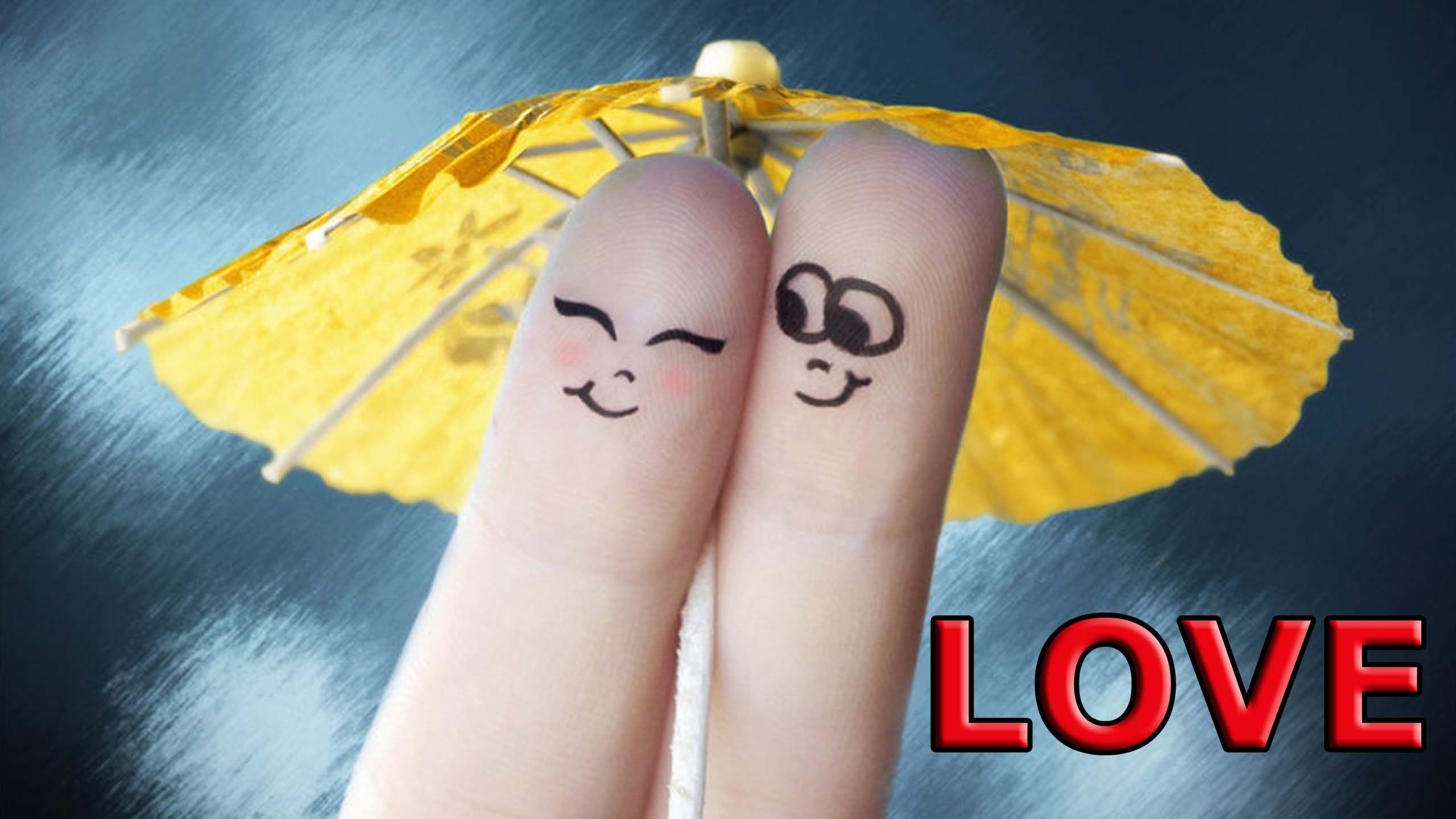 Finger Couple love for fb cover