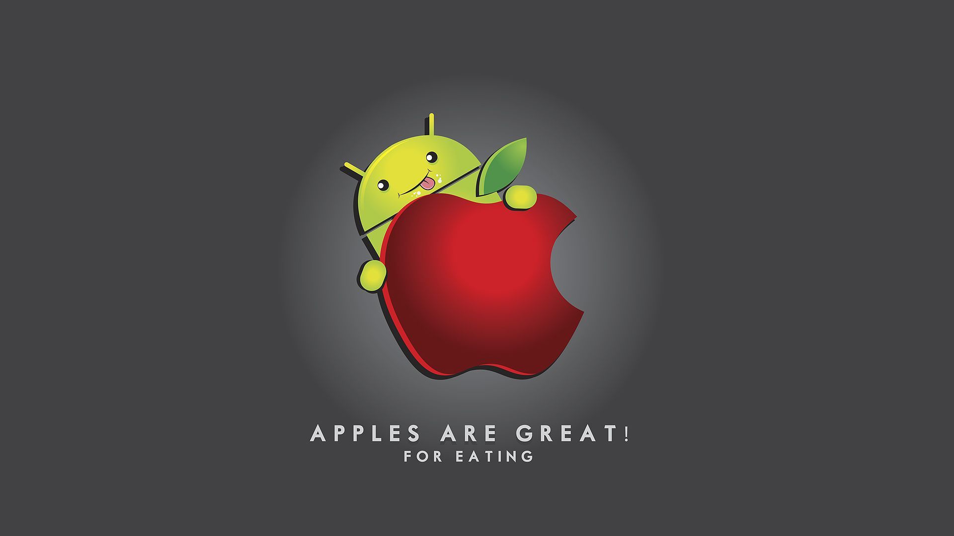 Android Vs Apple Funny Wallpaper HD Download High Quality
