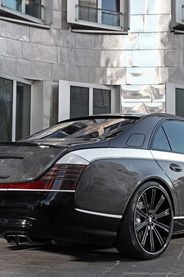 Download Knight Luxury Sir Maybach 57S Back Wallpaper For iPhone 4