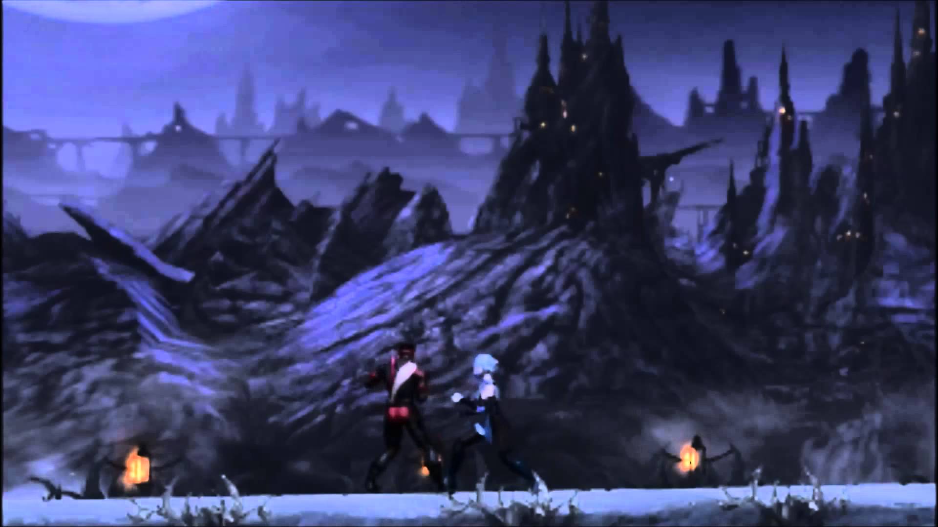 Frost in Background Mortal Kombat 9 - YouTube
