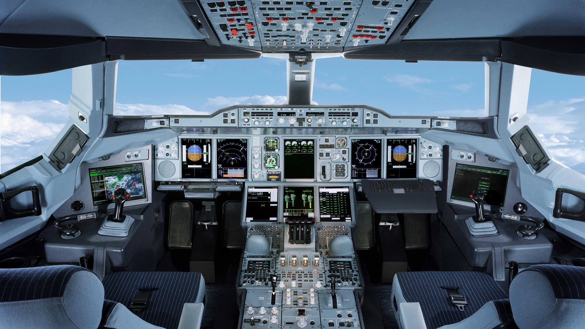 Airbus Cockpit - Wallpaper