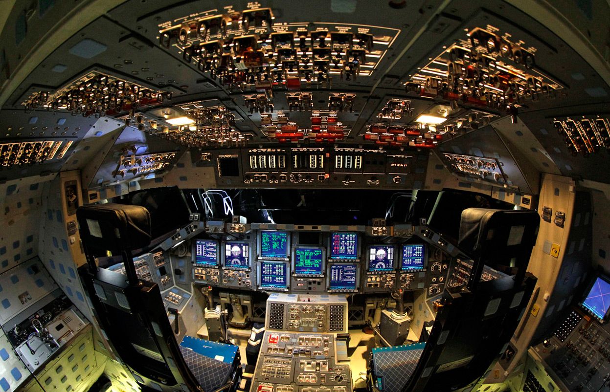 Space Shuttle Cockpit Wallpaper (page 2) - Pics about space