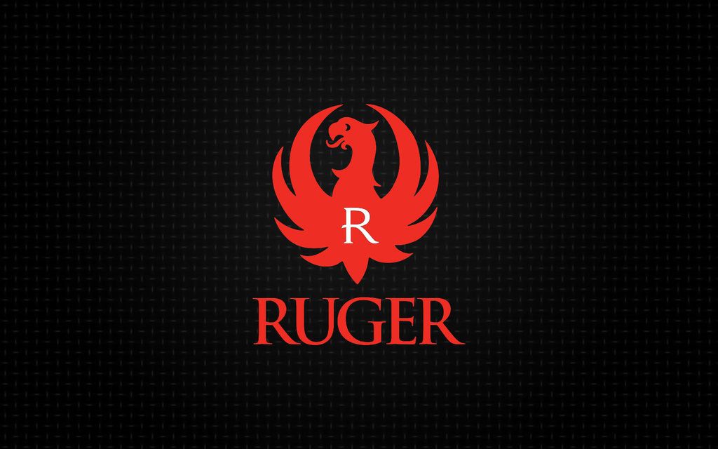 Ruger Red Logo Diamond Plate Background by dhrandy on DeviantArt