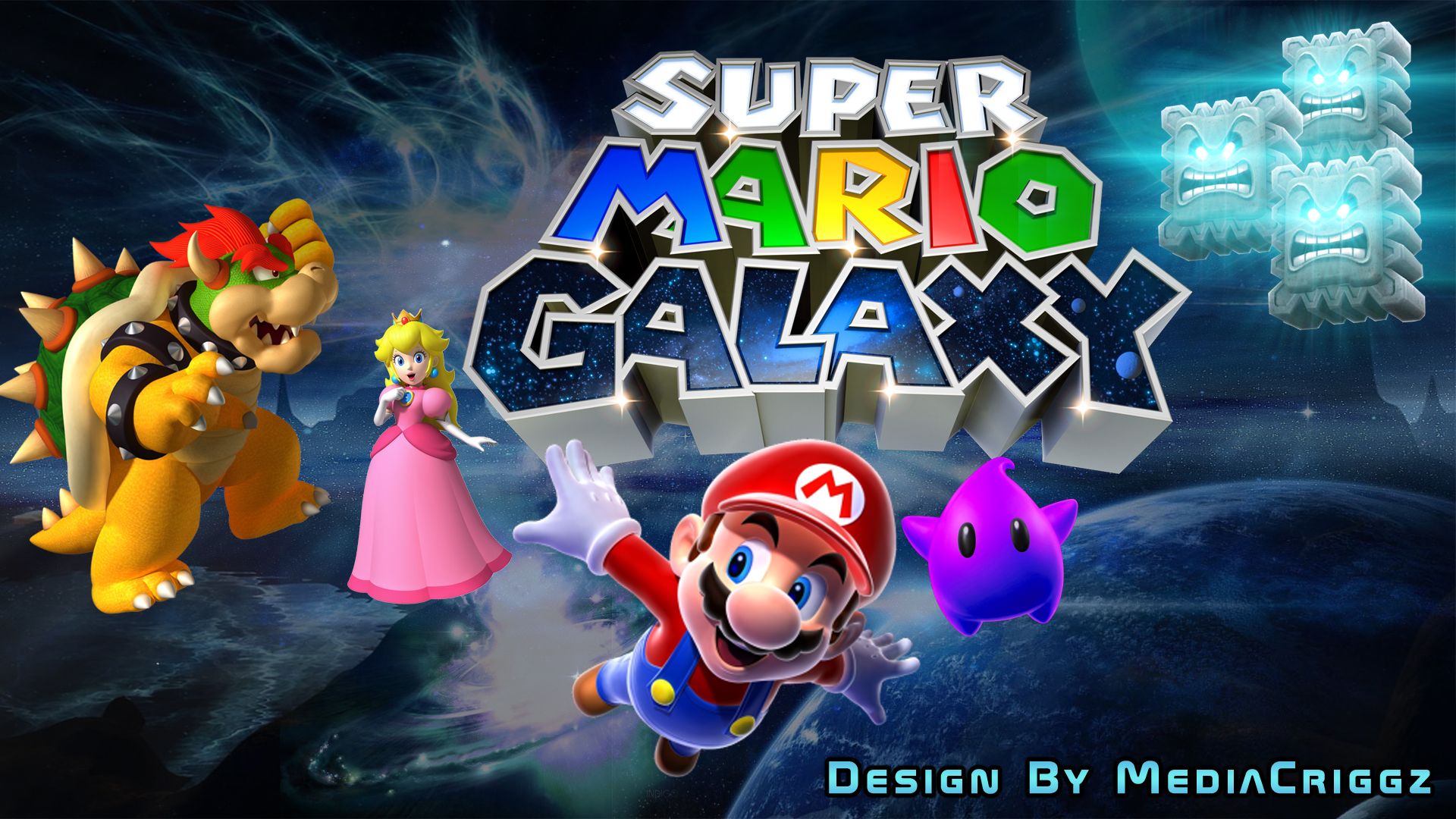 Super Mario Galaxy Wallpaper by MediaCriggz on DeviantArt