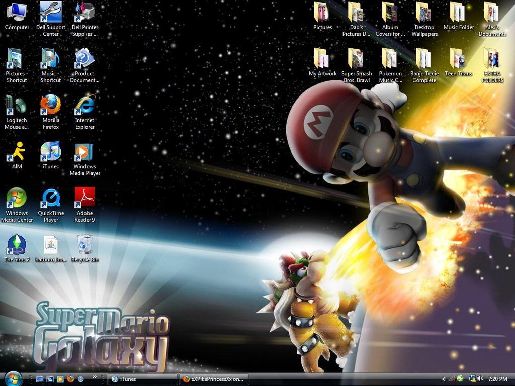 Super Mario Galaxy Background by xXPikaPrincessXx on DeviantArt