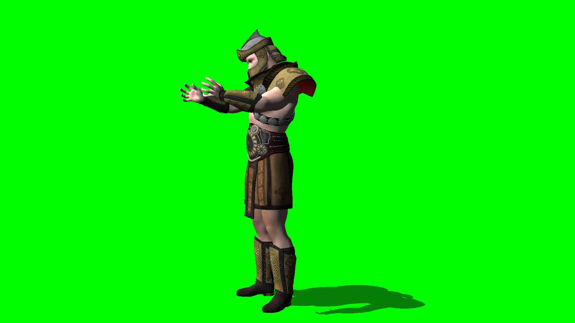 gladiator says something on green screen background - 2 - free ...