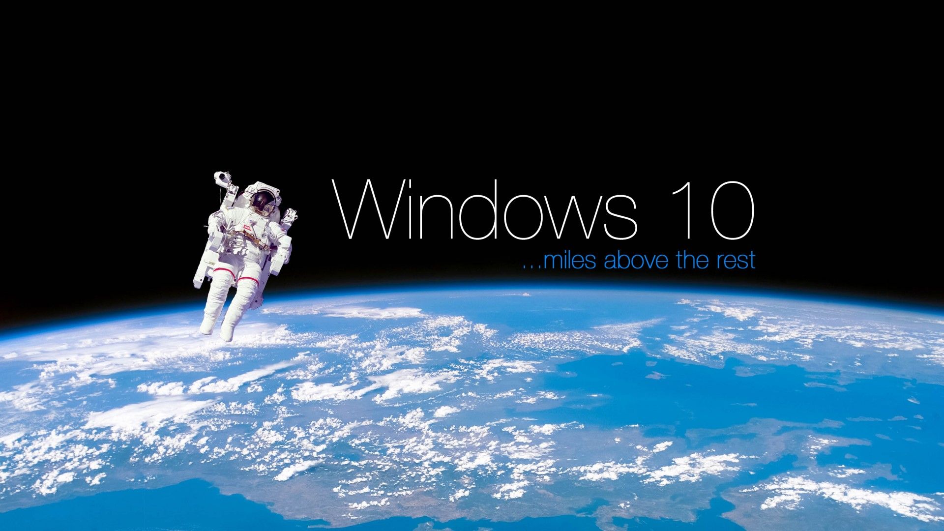 Windows 10 Space 4k Wallpaper 1920x1080 1080p Wallpaper