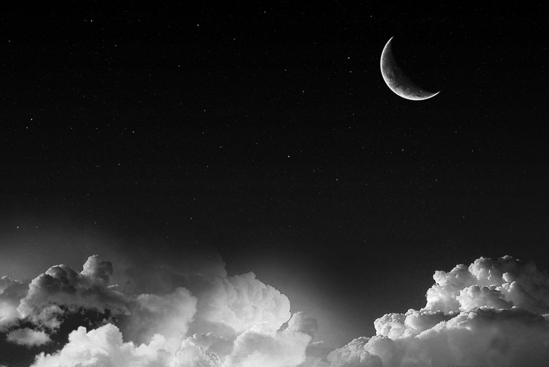 Clouds,dark clouds dark moon grayscale monochrome skyscapes